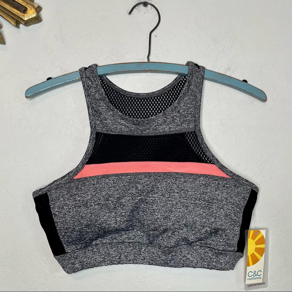 C&C California Mesh Panel Sports Bra